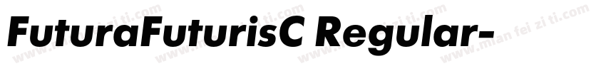 FuturaFuturisC Regular字体转换
